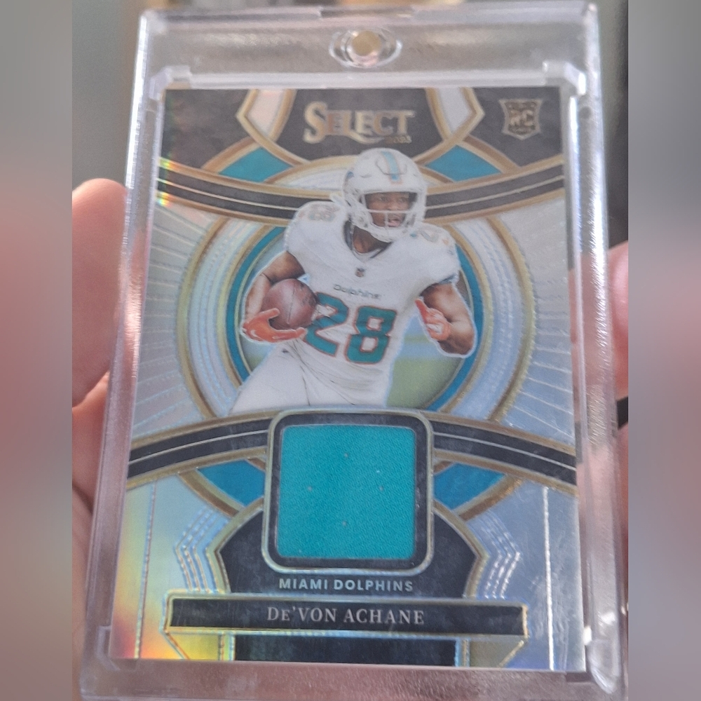 2023  De'Von Achane RC Silver Holo